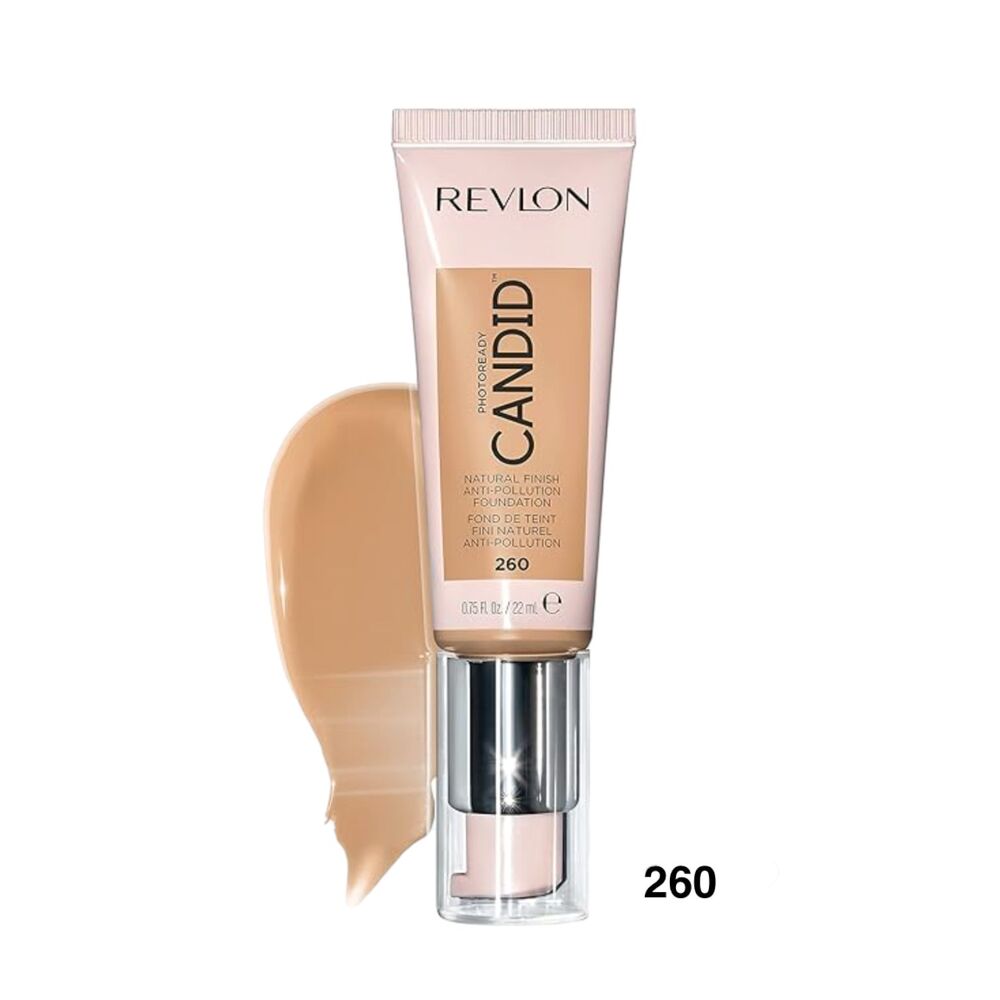 Lot of 2 Revlon PhotoReady Candid Natural Finish Foundation oil free 260